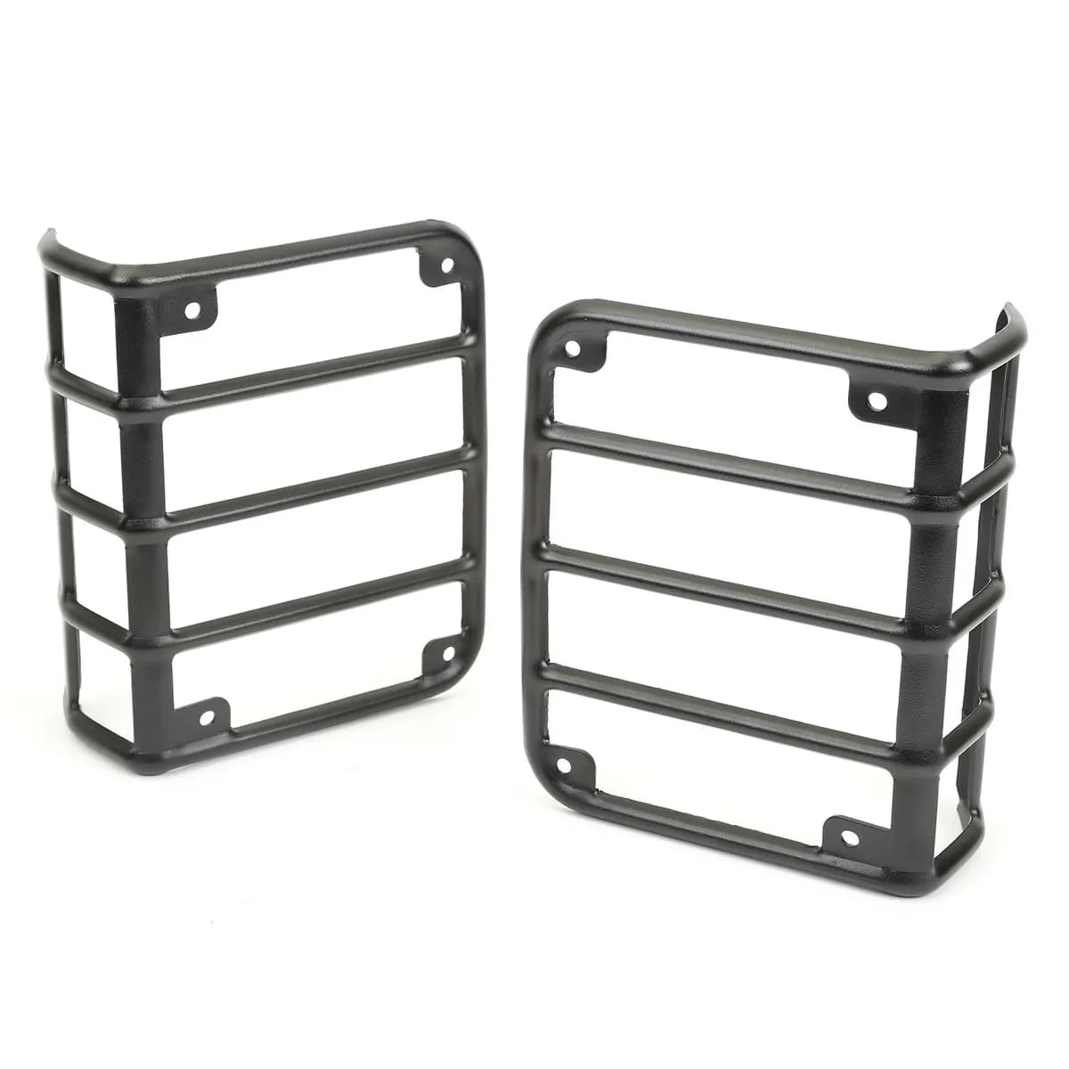 Rugged Ridge Tail Light Euro Guards Textured Black - JK