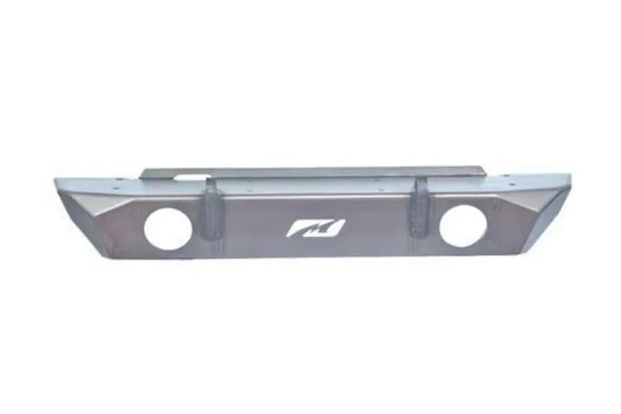 Motobilt Hatchet Series Front Bumper w/ Fog Light Cut Outs - Bare Steel - JK