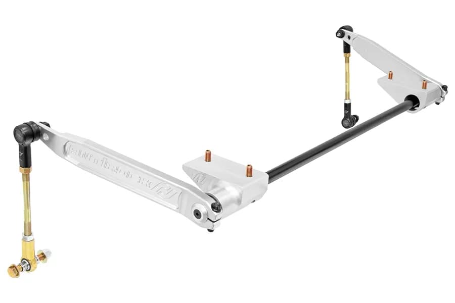 Antirock® Sway Bar Kit; Front; Bolt-On; Aluminum Frame Brackets; 7075 Billet Aluminum Arms; 0.770 in. Bar;