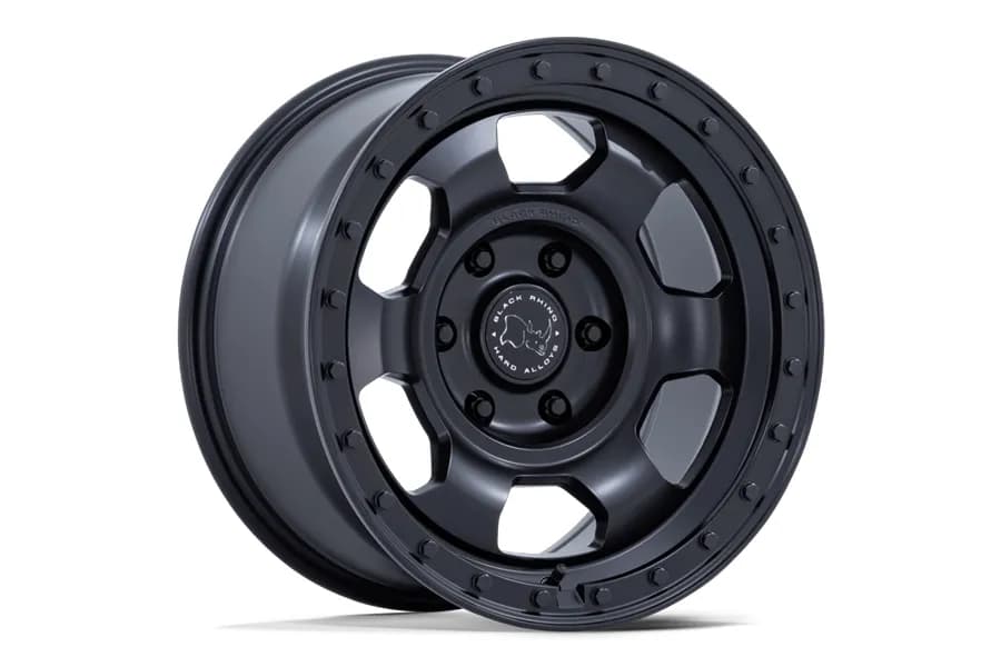 Black Rhino Trooper Wheel, 17x8.5 5x5 -10mm - Matte Black - JT/JL/JK