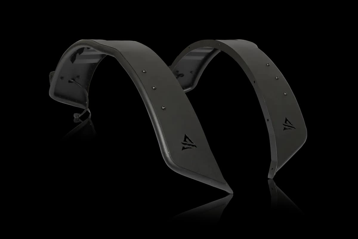 Attica 4x4 Frontier Series Rear 2dr and 4dr Fender Flares- Black - Powder Coated - Steel - Bronco