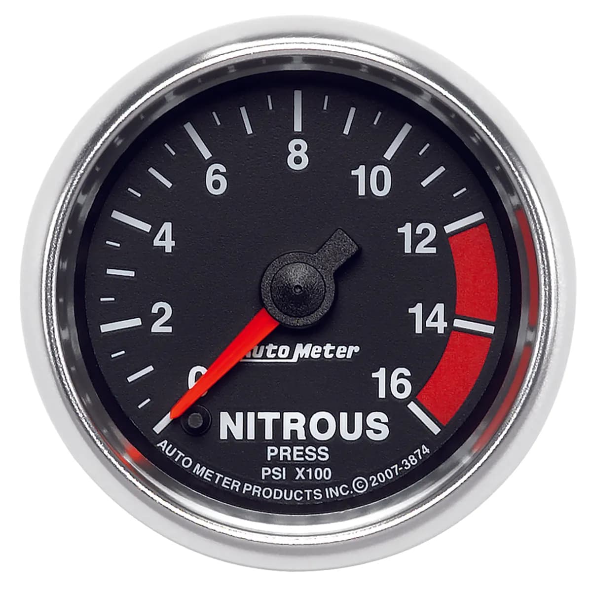 Gauge, Nitrous Pressure, 2 1/16", 1600psi, Digital Stepper Motor, GS