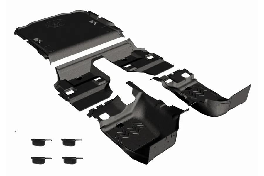 1118 Wrangler JK 2DR 4pc Full Kit Composite Flooring Mesa Smoke