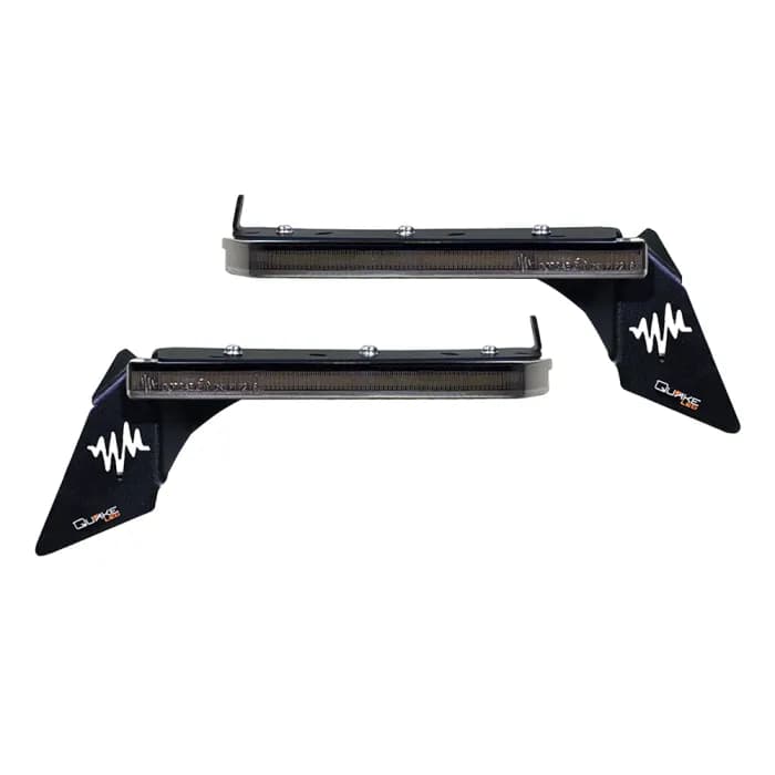 Quake LED Slim Smoked DRL Fender Chop Kit - JT Rubicon and Mojave / JL Rubicon