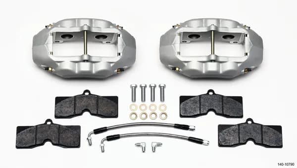 Wilwood D8-4 Rear Caliper Kit Clear Corvette C2 C3 65-82