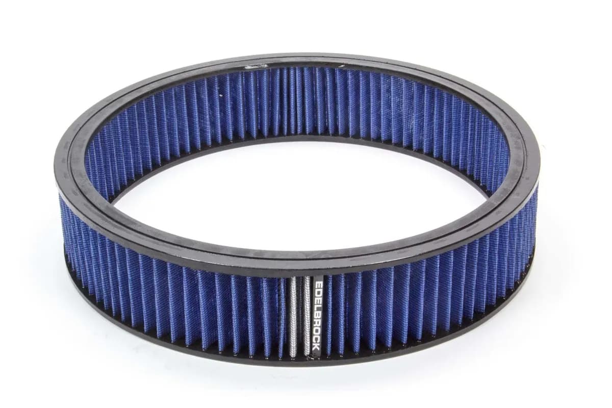 Edelbrock 43667 Pro-Flo 14 Round Air Cleaner Element Only (Blue)