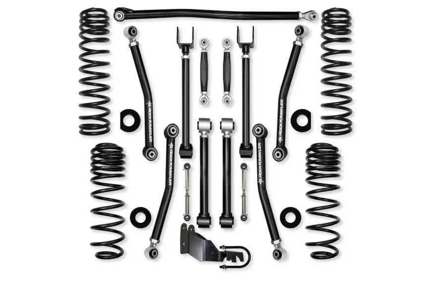 Rock Krawler 2.5in Adventure X No Limits Mid Arm Lift Kit, No Shocks - JL 2dr