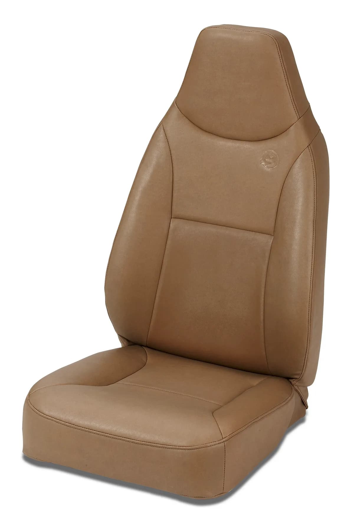 Jeep Bucket Seats Trailmax II Standard Front High Back Fixed Bucket Seat For Jeep 1976-1986 CJ7 All Vinyl Spice Bestop