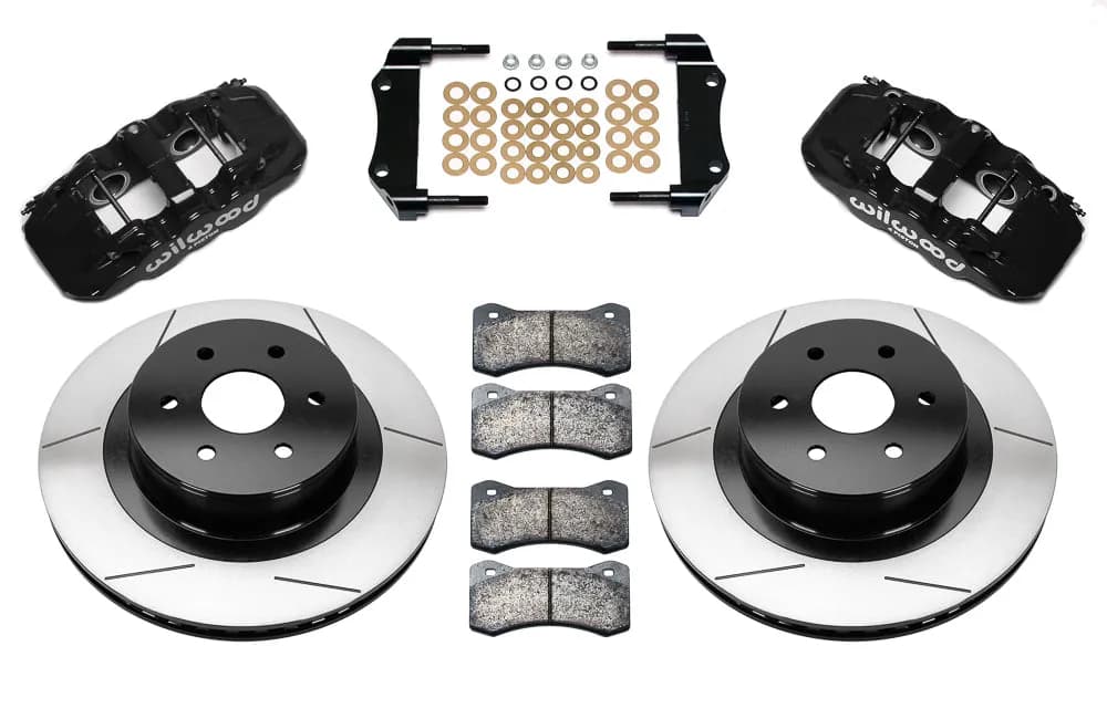 Wilwood AERO4 RearTruck Kit 14.25in Drilled 1999-2010 GM 1500-SUV 1 Piston OE Caliper