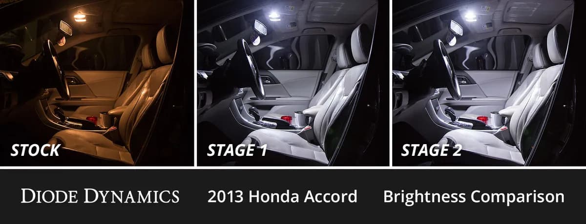 Diode Dynamics - Interior LED Kit for 2013-2017 Honda Accord, Cool White Stage 1