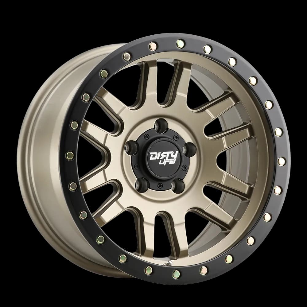 Dirty Life Race Wheels Canyon Pro 9309 Satin Gold 17X9 6-139.7 0Mm 106Mm