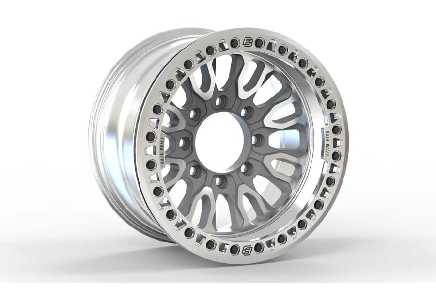 Baja Built RENEGADE Cast Beadlock Wheel, 17x9 8x6.5 -38mm - Machined - JT/JL/JK