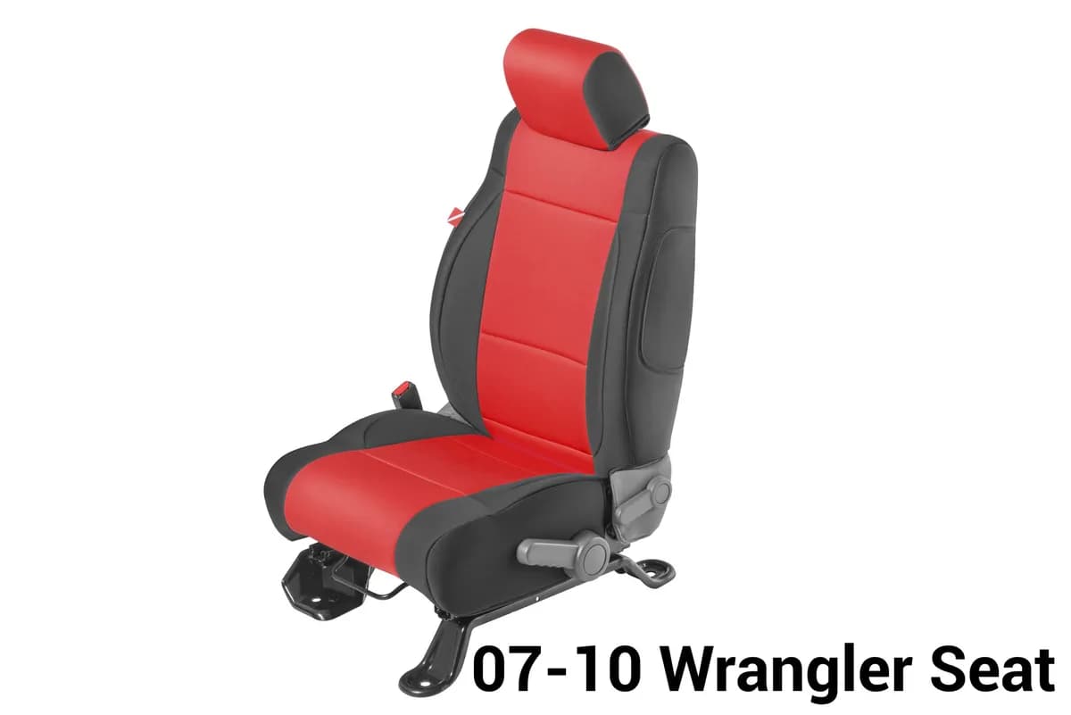 Wrangler JK Unlimited Seat Cover for 07 Jeep JK Unlimited Red Neoprene Pair Diver Down