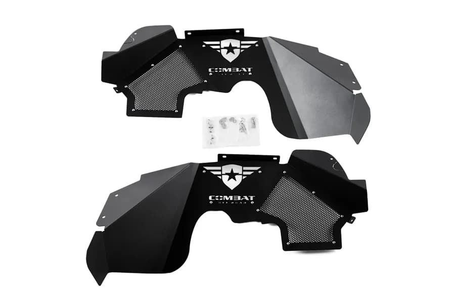 Combat Off Road Battle Ready Aluminum Inner Fender Liner Kit - Front - JK