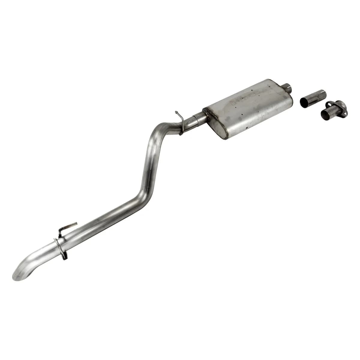 Cat Back Exhaust System 91-01 Cherokee XJ Single Rear Exit 2.5 in Intermediate And Tail Pipe Street Pro Muffler/Hardware included Natural Finish 304 Stainless Steel Pypes Exhaust