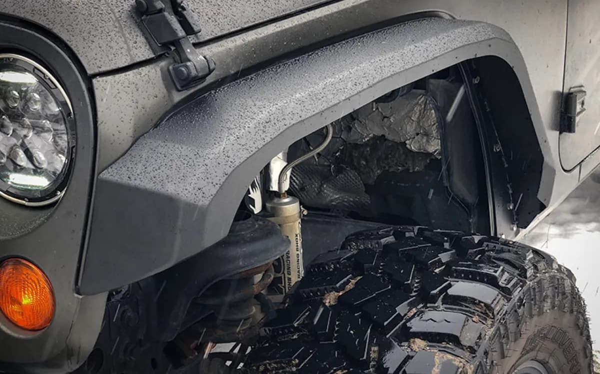 Fenders 2007-2018 Full Set, Narrow Bare With Light Provisions