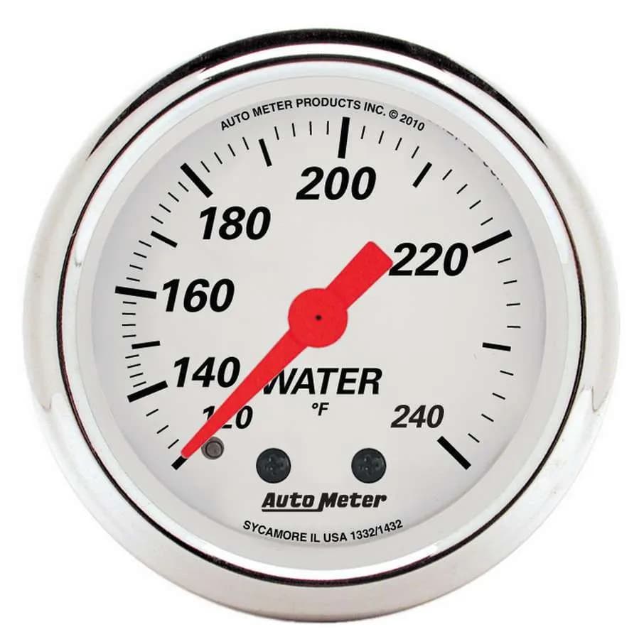 2-1/16 In. Water Temperature, 120-240 Fahrenheit, Arctic White