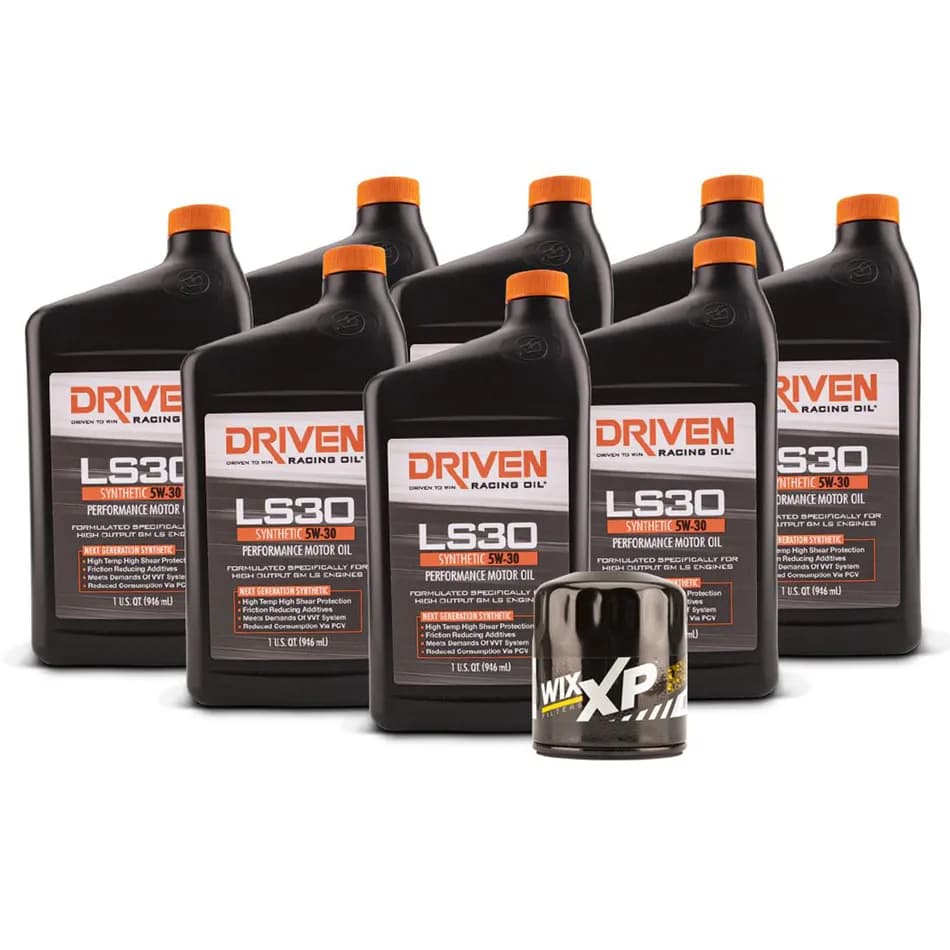 Driven Racing Oil, LLC 20834K LS30 Oil Change KT - Gen IV GM Engines (2007- Present)w 8 Qt Oil Capacity