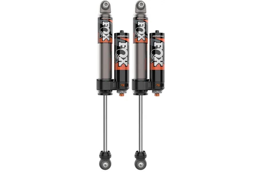 Fox Performance Elite Series 2.5 Reservoir Adjustable Rear Shocks (2.5-4in Lift) - JK