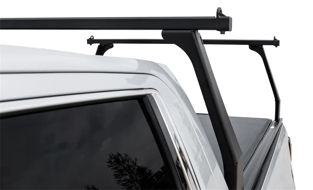 ADARAC™ Aluminum Truck Bed Rack System; Matte Black Finish; Without RamBox Cargo Management System; Single Rail;