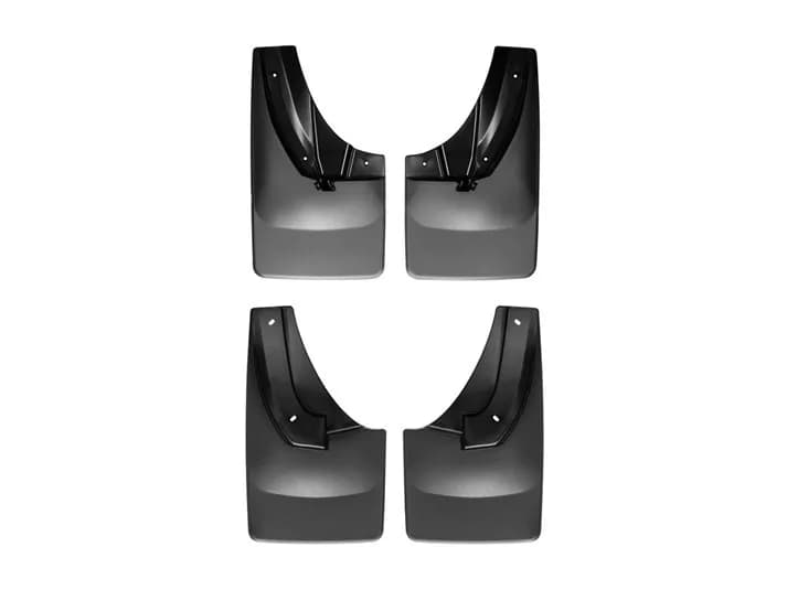 Black No Drill Mudflaps Dodge Ram 2500/3500 2014 - 2015 Fits vehicles with no fender flares/fender lip molding