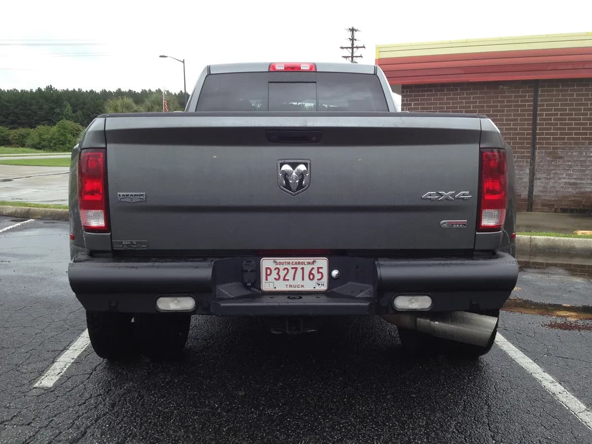 0918 RAM 1500/1018 RAM 2500/3500/1017 RAM 5500 Rear Elite Ranch Bumper Matte