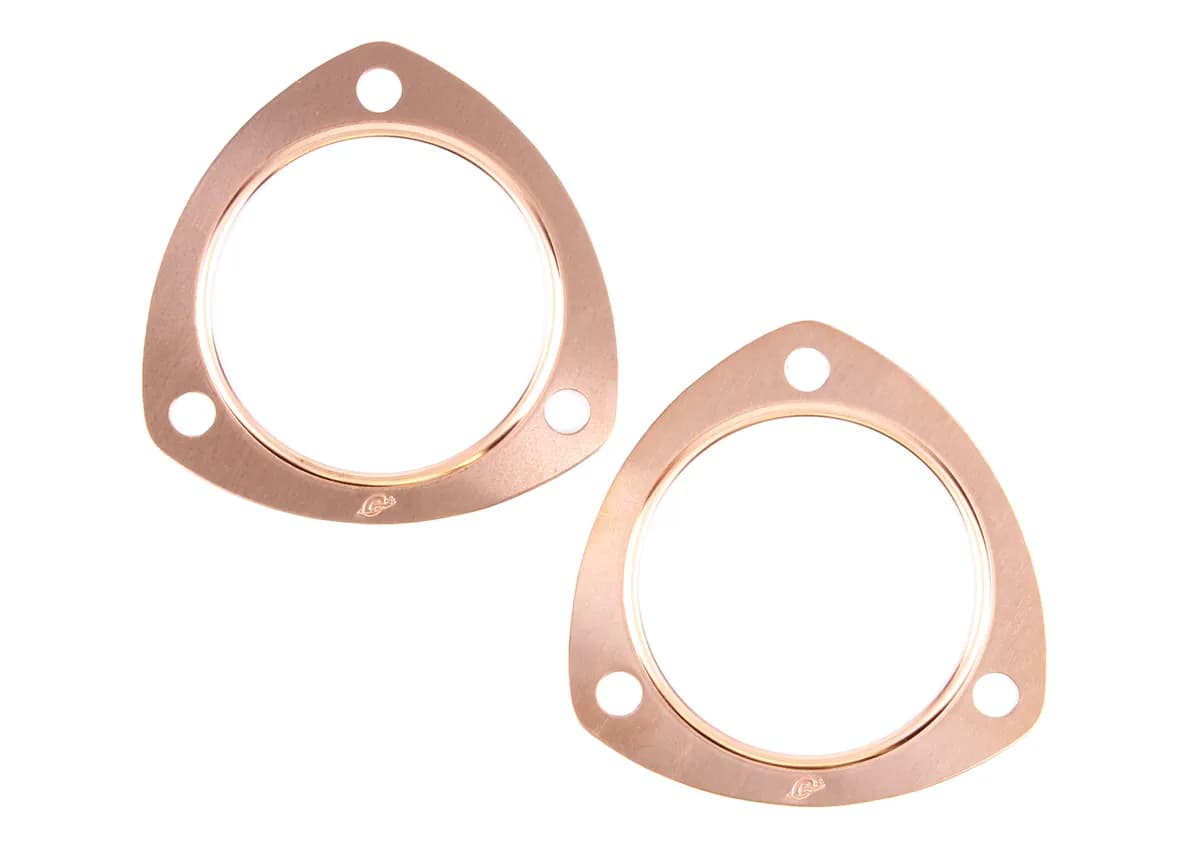 Exhaust Header Collector Gasket Set .060 Copper 3.0 Diameter Port 3.875 Bolt Circle Set