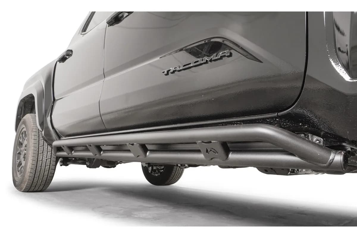 Rock Slider; 2 in. Tubing; 3/16 in. Plate Steel Construction; Black Powder Coated;