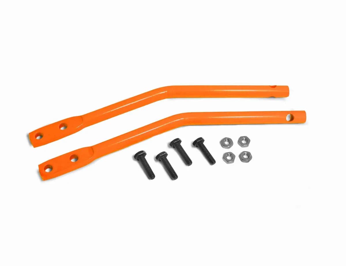 Doors 2018 to Present Mirror Legs to Fit Tube Doors Fluorescent Orange