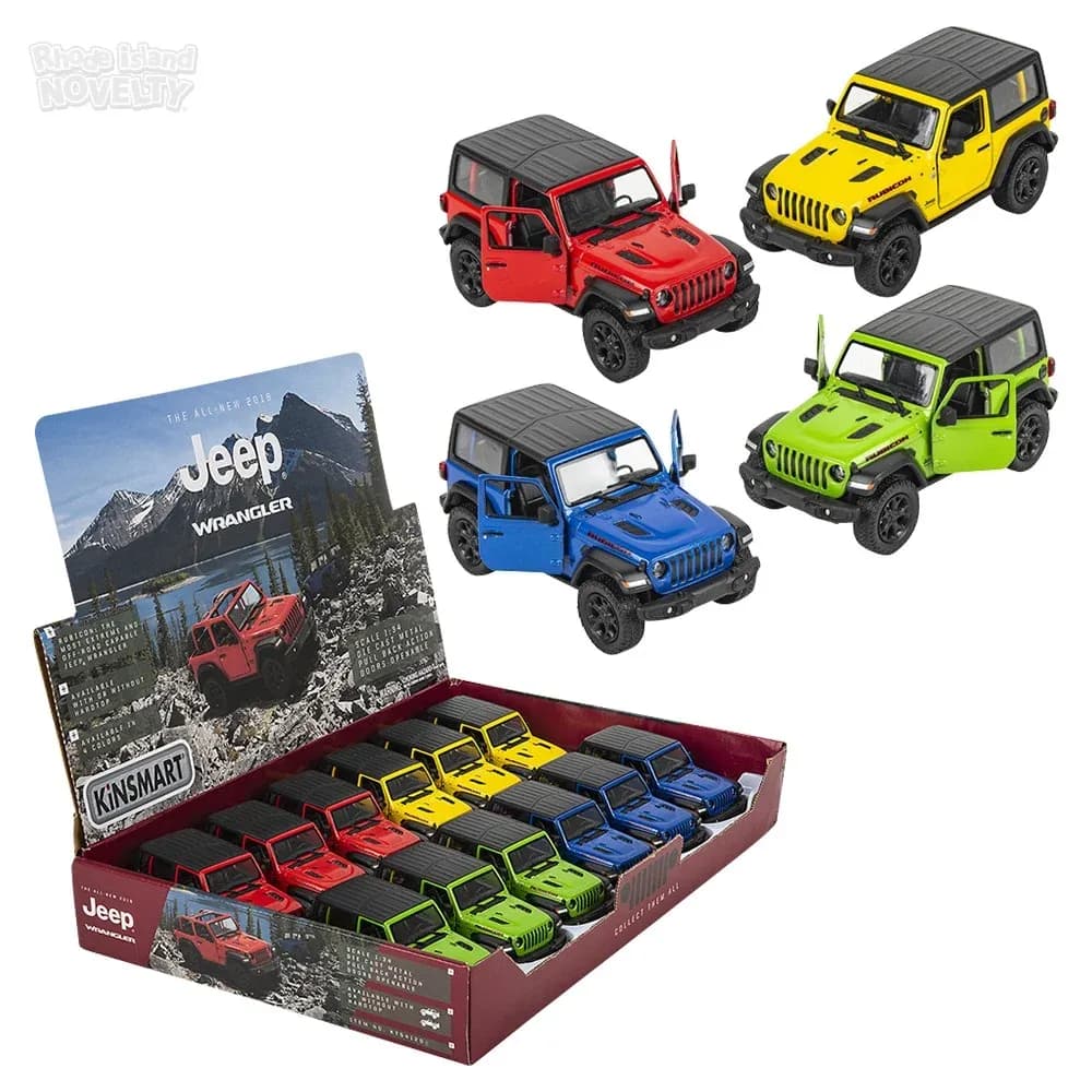 5\" Diecast 2018 Jeep Wrangler Hard Top 12/Display