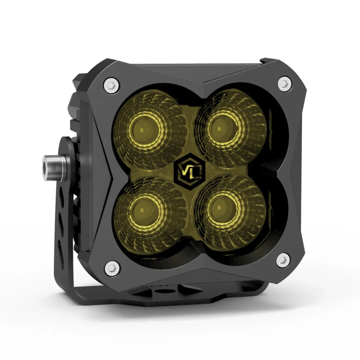 FNG 3 RR Intense 3 Inch Backlit Flood Light Pod Yellow Single Vivid Lumen