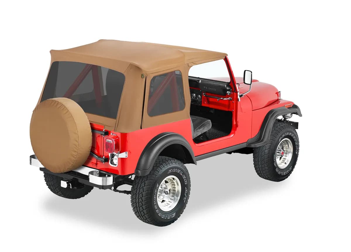 Spice Supertop Classic Skins Supertop Classic Replacement Skins, Tinted Windows Jeep 76-95 CJ7/ Wrangler; Must have Supertop hardware; no doors incl.; tinted windows