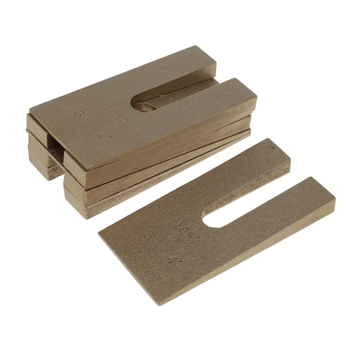 SPC 10574 - Manganese Bronze Shims 3 x 6 x 4 (6 Pieces)