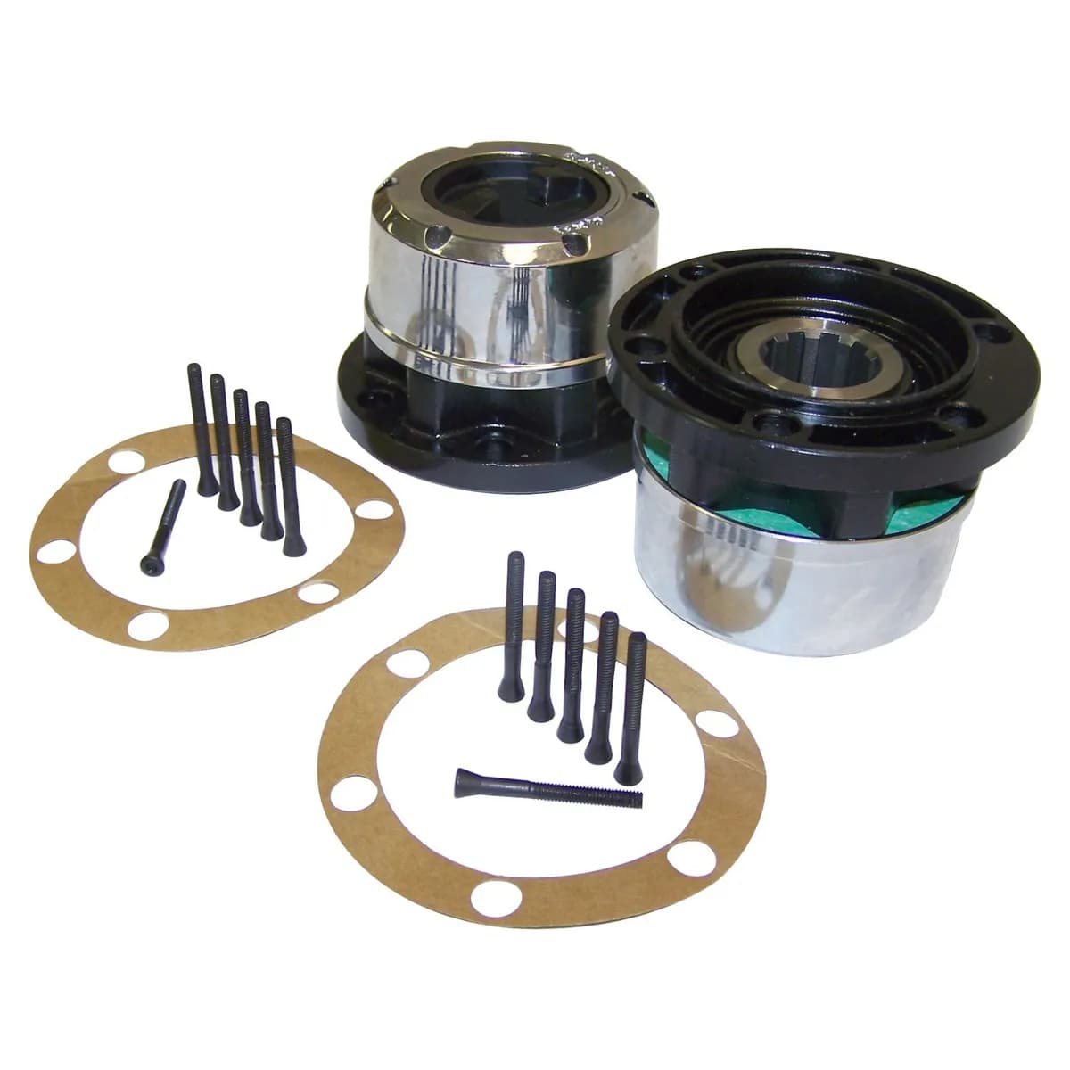 Crown Automotive Jeep Replacement 400501 Locking Hub Set for 41-71 CJs, MB, M38, M38-A1 w/ Spicer Style Axle Shafts