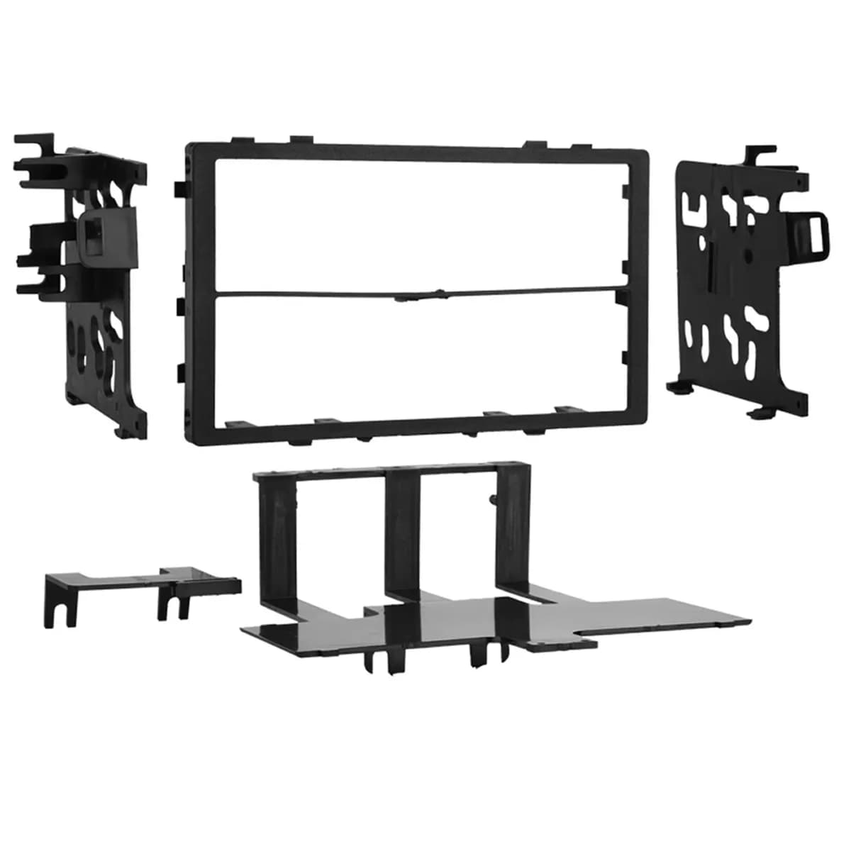 TURBOKits; Radio Installation Kit; Incl. Instructions/Hardware/Rear Support Bracket; For Double DIN/Two Single DIN;