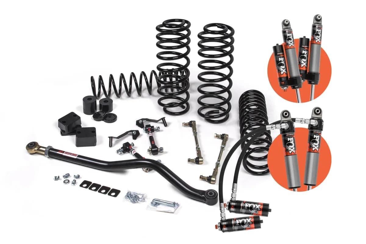 21c Jeep Wrangler JL 4dr 4xe 2in Jventure Lift Kitfox 2.5 Perf Elite Series S