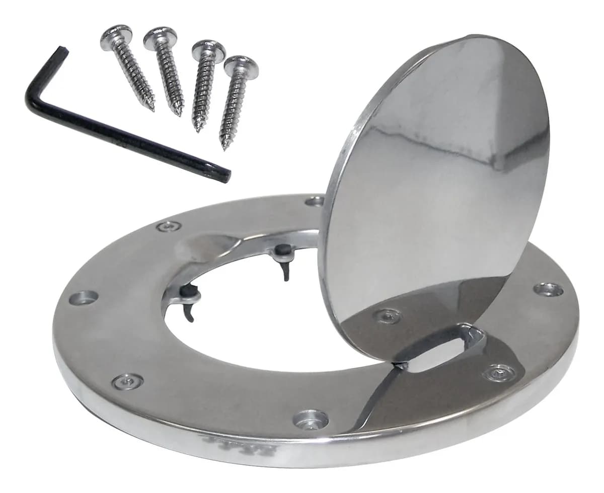 RT Off-Road - Aluminum Polished Fuel Door