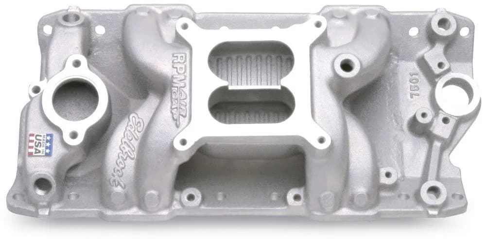 Edelbrock 7501 Performer RPM Small Block Chevy AIR-Gap Intake Manifold