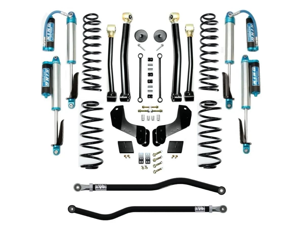 Jeep Wrangler JL 2.5 Heavy Duty Enforcer Overland Lift Stage 3 Plus With EVO Spec King 2.5 Shocks