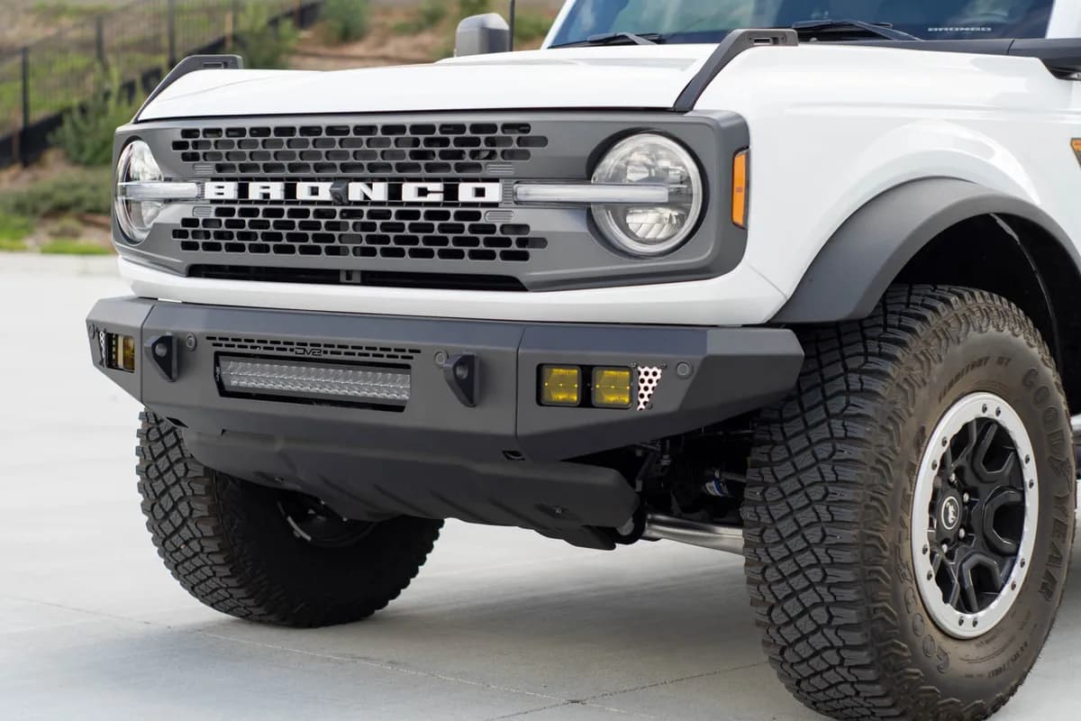 2021-2025 Ford Bronco DV8 Offroad Oe Plus Series Front Bumper V2