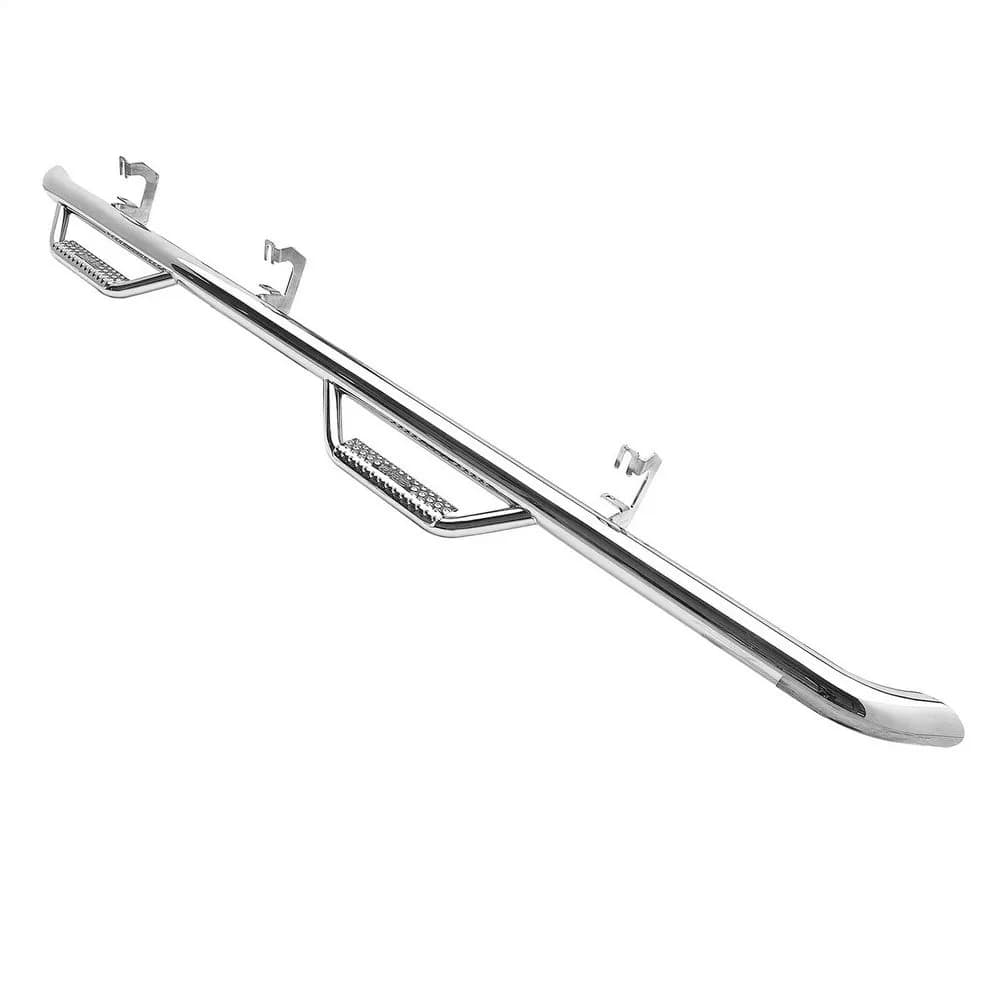 Polished Stainless Steel Nerf Steps Wheel 2 Wheel 2 Steps per side Chevy-GMC 1500 Crew Cab 5.75 Short Bed 2014