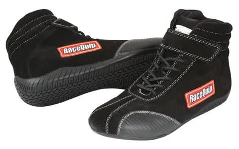 Euro Carbonl Series Race Shoes Sfi 3.3/ 5 Certified; Black Size 6.0