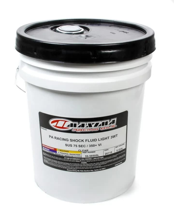 Racing Shock Fluid Performance Auto Light 3wt 75/390 5 Gal Pail