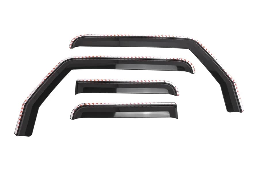 18c Wrangler Jl/20c Gladiator 4 Pc Black Tinted Element Tinted Window Visors