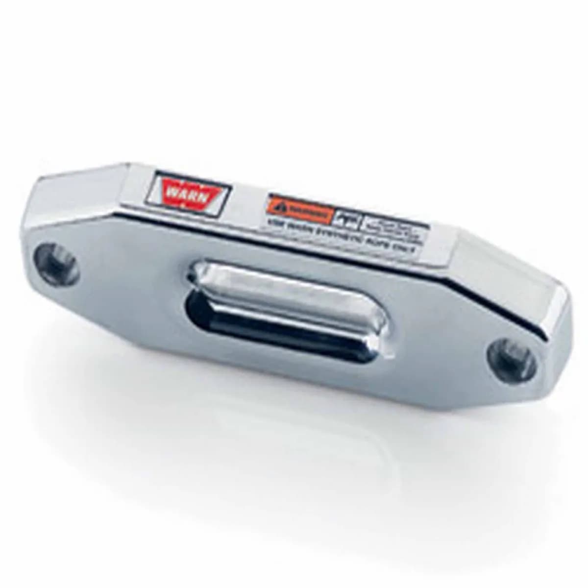 WARN - Polished Aluminum Hawse Style; For Use with Synthetic Winch Rope