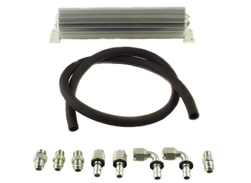 Heat Sink Fluid Cooler Kit W/ Upgraded #8 Return Line Hose Kit 201218 Jeep Jk