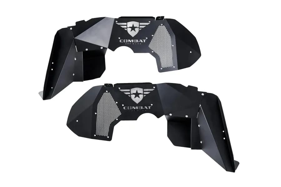 Combat Off Road Battle Ready Aluminum Inner Fender Liner Kit - Front - JL