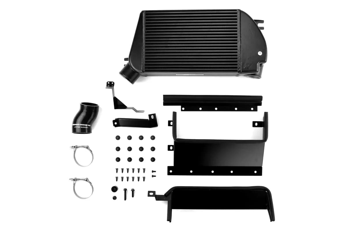 Subaru WRX Performance Top-Mount Intercooler and Charge-Pipe Kit 2015+ Black Pipe Black Intercooler