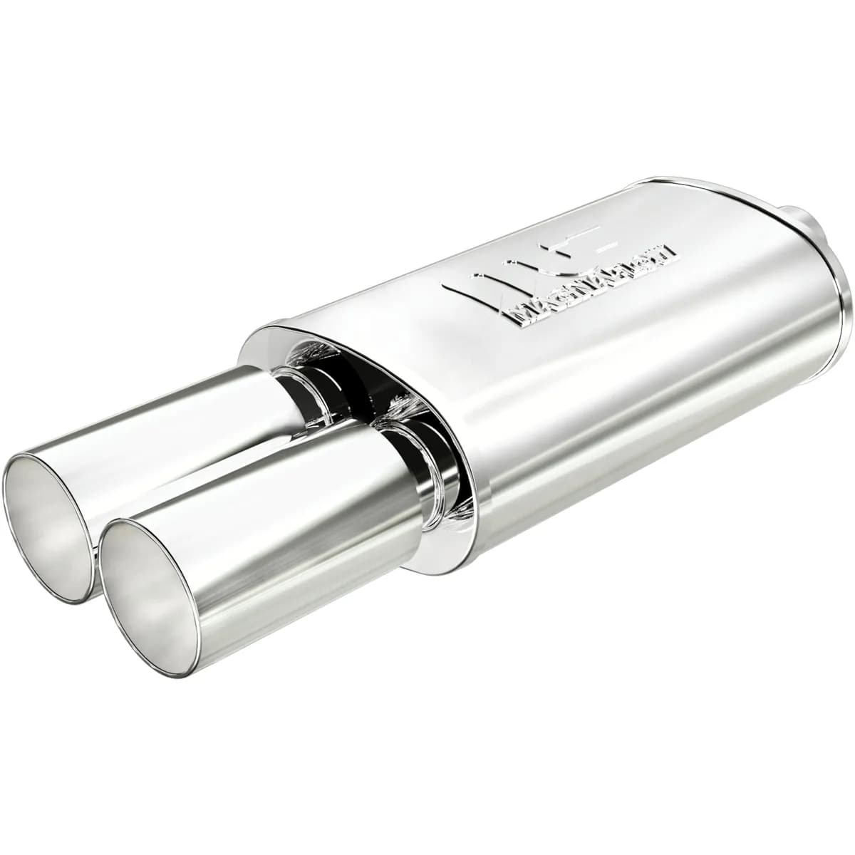 MagnaFlow Exhaust Products 14816 Straight-Through Performance Muffler; 2.25/3.5in. Center/Dual; 5x14x8 Body