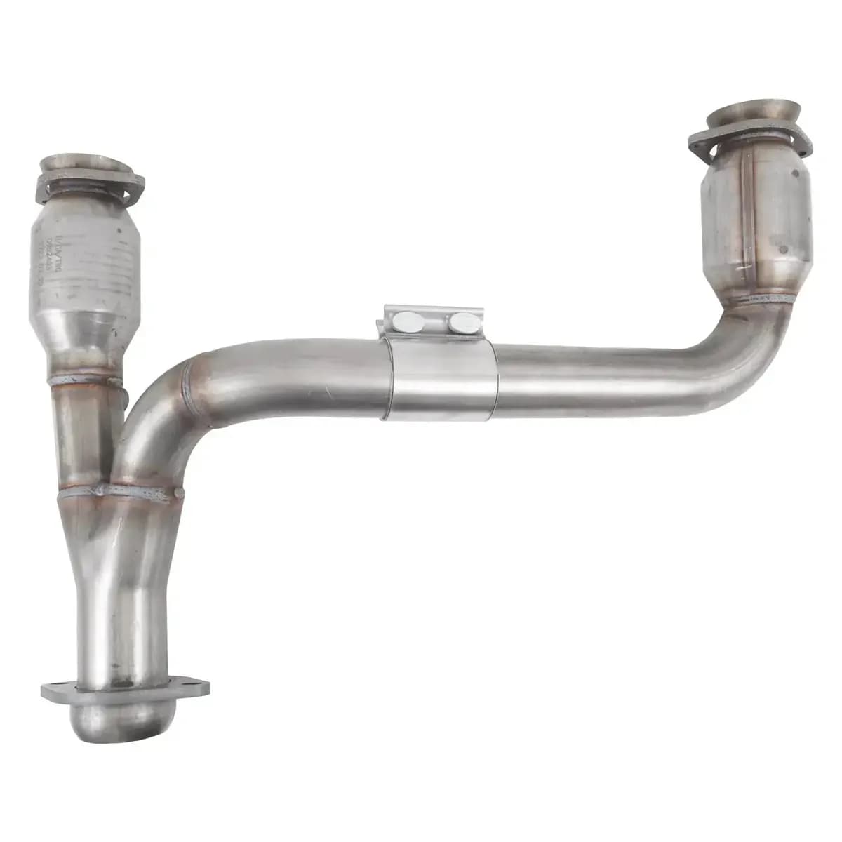 2009-2023 RAM 1500 Hemi 5.7l High Flow Mid Pipe With Catalytic Converters For 1950 Series lt Headers